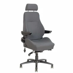 24 timers kontorstol Be-Ge 9080 HD KLG, grå