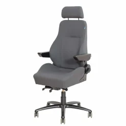 24 timers kontorstol Be-Ge 9080 HD KLG, grå