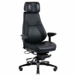 24 timers kontorstol Be-Ge 852, læder