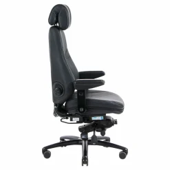 24 timers kontorstol Be-Ge 852, læder