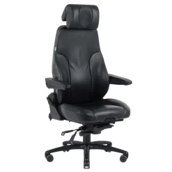 24 timers kontorstol Be-Ge 300, læder