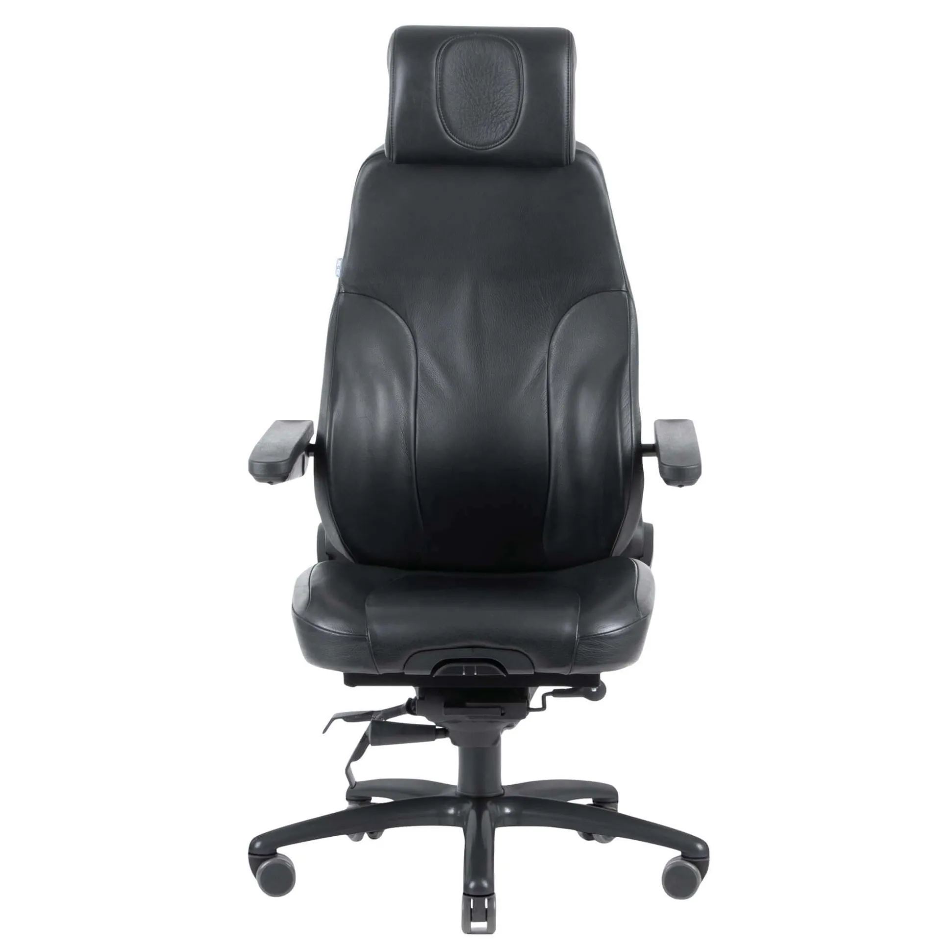 24 timers kontorstol Be-Ge 300, læder