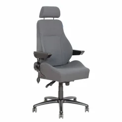 24 timers kontorstol Be-Ge 9080 HD, grå