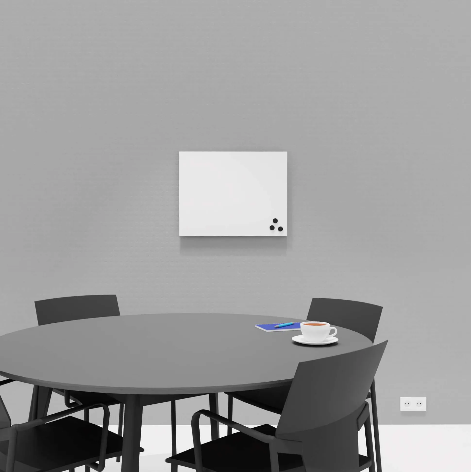 Abstracta whiteboardtavle 63x49 cm