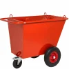 Affaldsvogn 400 liter rød heavy
