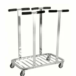 Affaldsvogn dobb, galv. Til 125 ltr. sæk