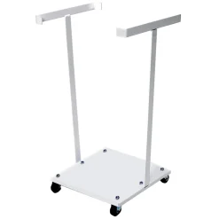 Affaldsvogn, hvid. Til 60 ltr. sække