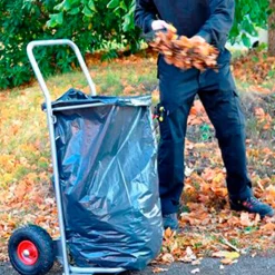 Affaldsvogn i stålstel kraftig