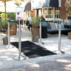 Afspærringssæt med udtræksbånd