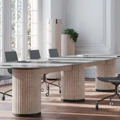 Akustik mødebord SoundFlex Ø90 cm