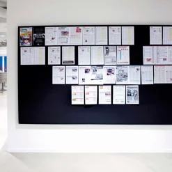 Akustik opslagstavle Storyboard 160x120 cm.