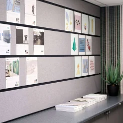 Akustik opslagstavle Storyboard 160x120 cm.