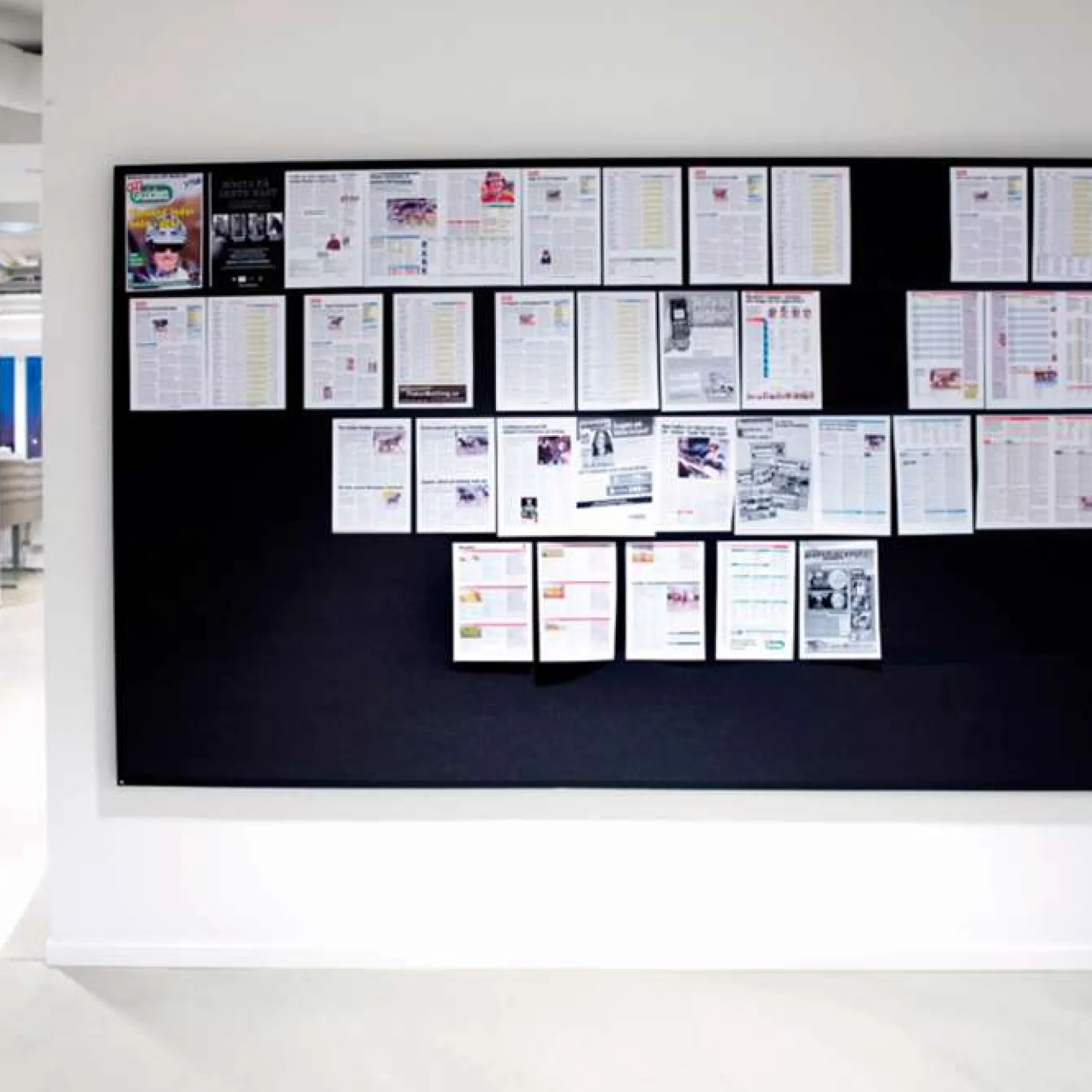 Akustik opslagstavle Storyboard 160x120 cm.