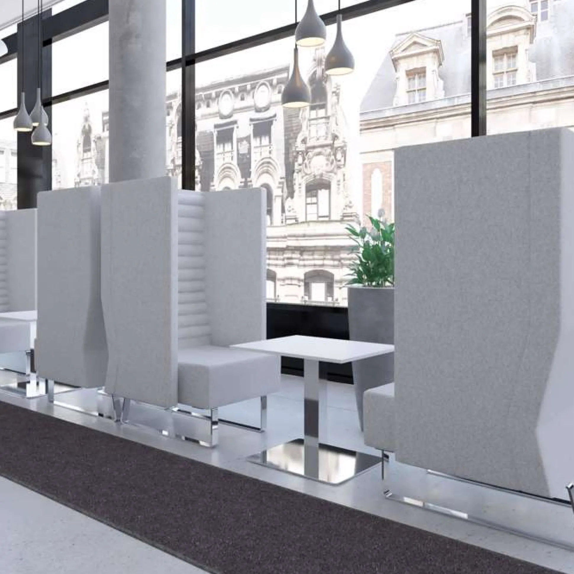 Akustik sofa Wave til 1 person