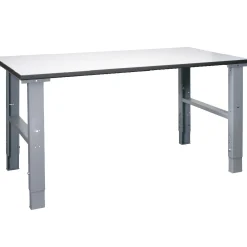 Arbejdsbord 80x200 cm justerbar 70-97 cm