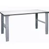 Arbejdsbord 80x160 cm justerbar 70-97 cm