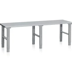 Arbejdsbord 80x250 cm justerbar 70-97 cm