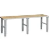 Arbejdsbord 80x250 cm justerbar 70-97 cm
