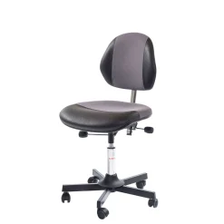 Arbejdsstol Duo mellem stål grå