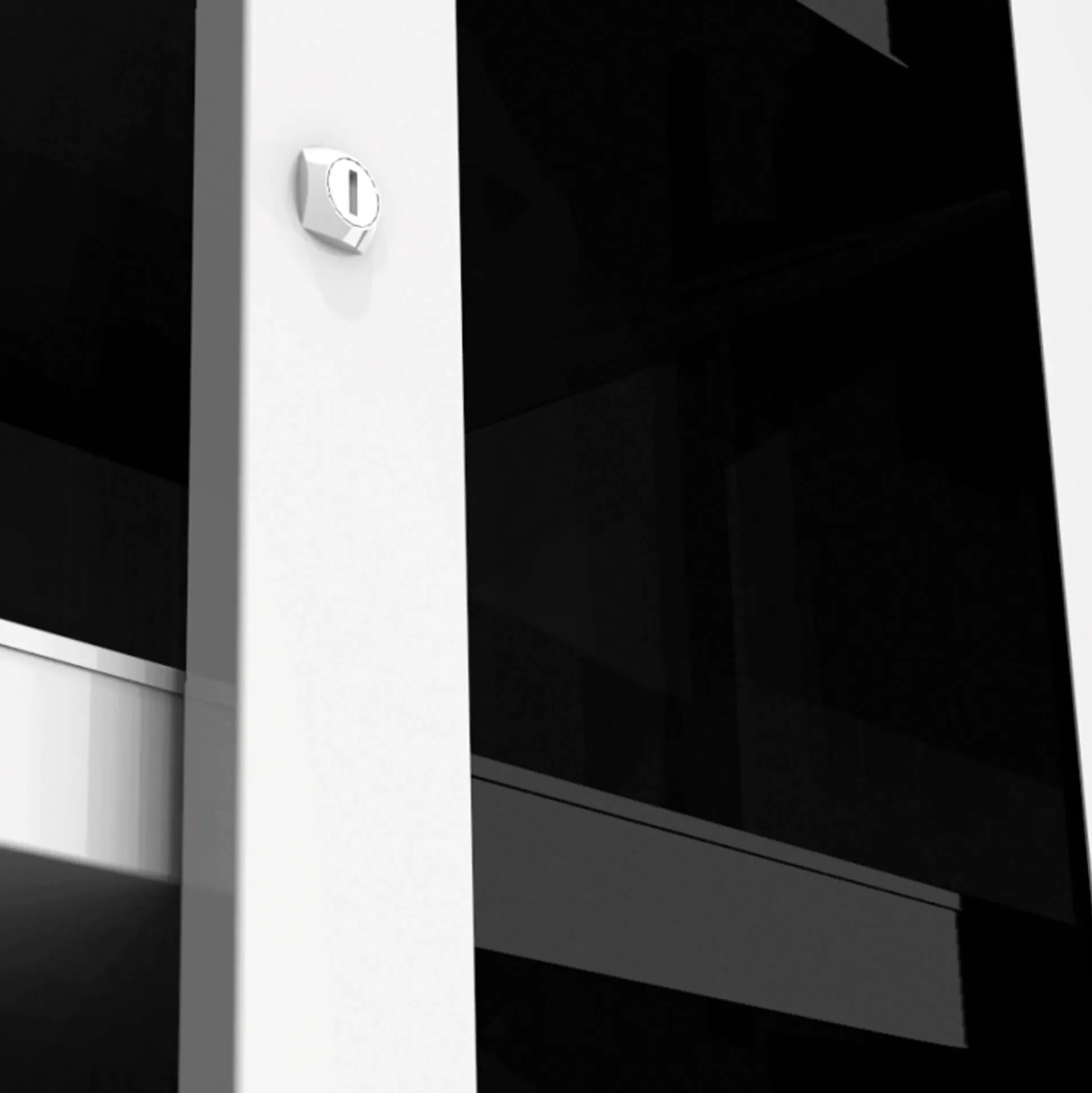 Arkivskab med glasdøre Arkilux II 40x95x80h cm