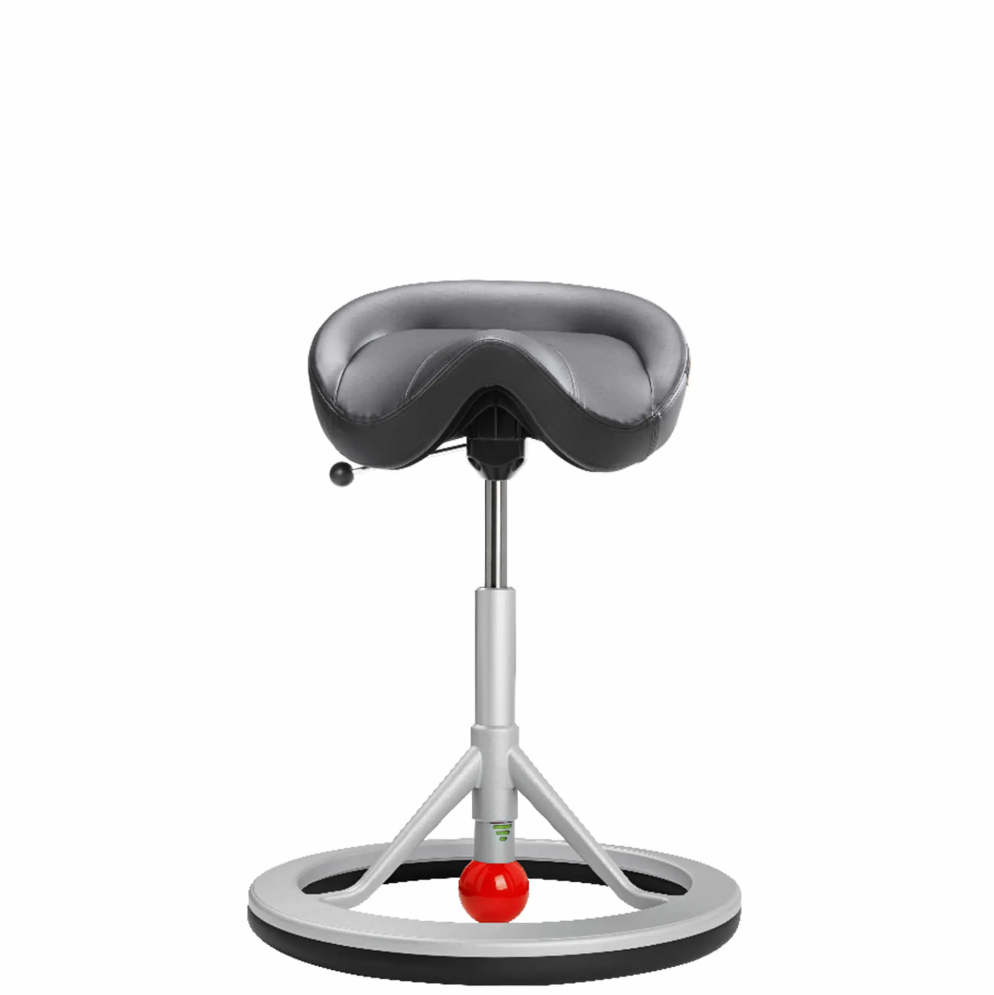 Back App 2.0 Sølvgrå. Sort ægte læder