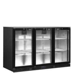 Bar køleskab Tefcold DB301H-3, Sort