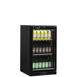 Bar køleskab Tefcold DB106H, Sort