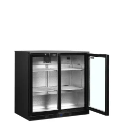 Bar køleskab Tefcold DB201H, Sort