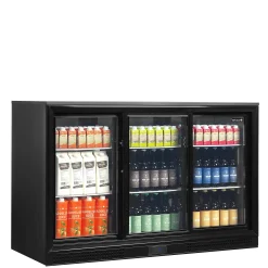Bar køleskab Tefcold DB301S-3, Sort
