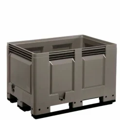 Big Box med meder lukket 535 ltr. Grå