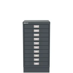 BISLEY skuffeskab, 10 skuffer, Antracit, A3