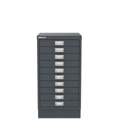 BISLEY skuffeskab, 10 skuffer, Antracit, A3