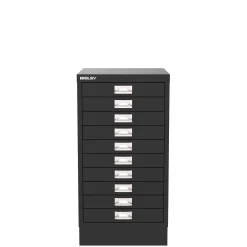BISLEY skuffeskab, 10 skuffer, Antracit, A3