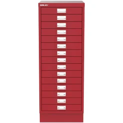 BISLEY skuffeskab, 15 skuffer, Antracit, A3