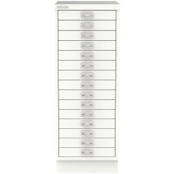 BISLEY skuffeskab, 15 skuffer, Antracit, A3