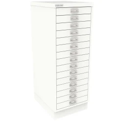 BISLEY skuffeskab, 15 skuffer, Antracit, A3