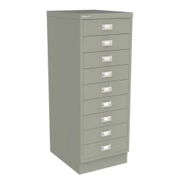 BISLEY skuffeskab, 9 skuffer, Antracit, A3