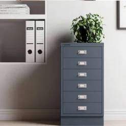 BISLEY skuffeskab, 9 skuffer, Antracit, A3