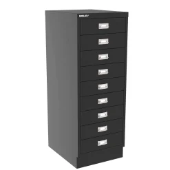 BISLEY skuffeskab, 9 skuffer, Antracit, A3