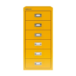 BISLEY skuffeskab, A4, 6 skuffer