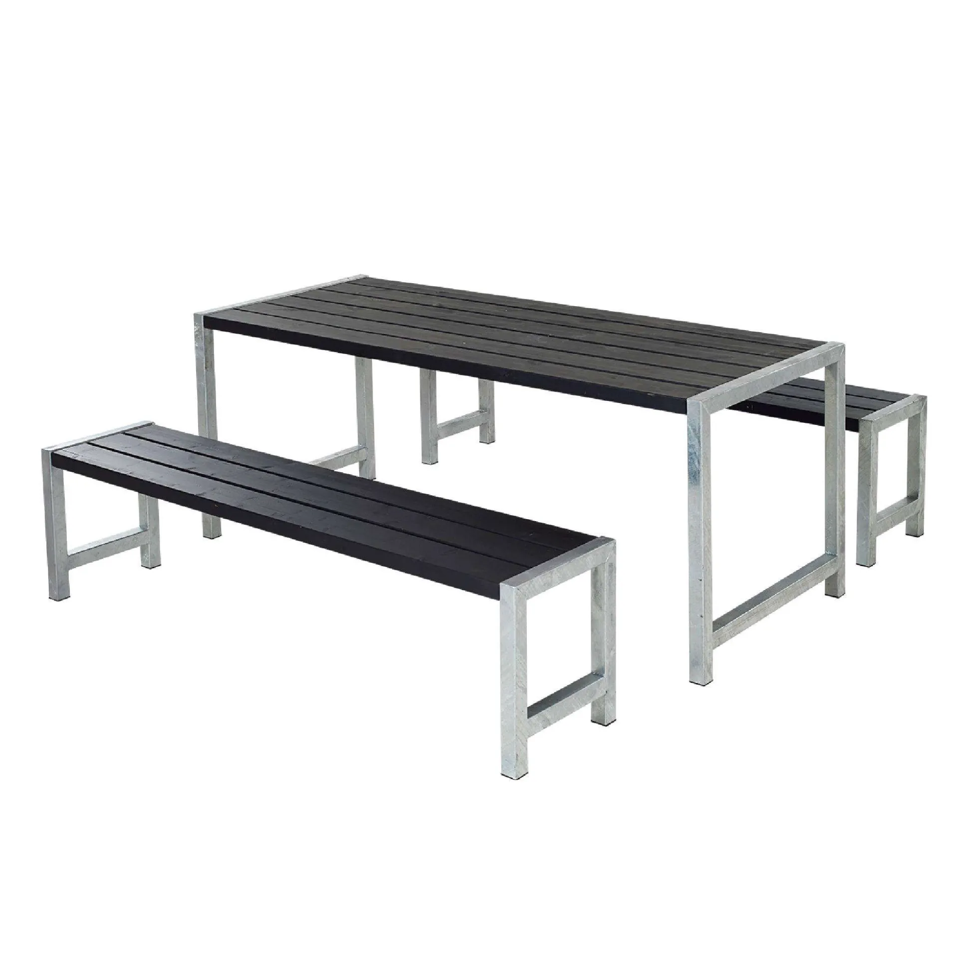 Bord bænkesæt Plan - Sort