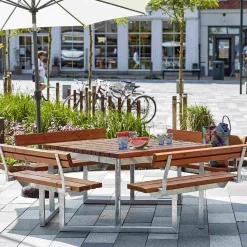 Bord bænkesæt Twister m. ryglæn