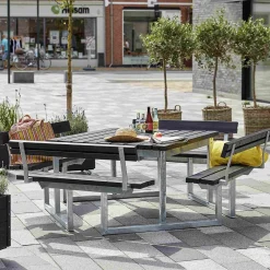 Bord bænkesæt Twister m. ryglæn