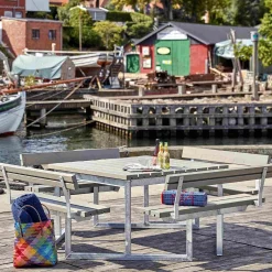 Bord bænkesæt Twister m. ryglæn