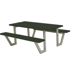 Bord bænkesæt Wega - Grøn