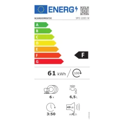 Bordopvaskemaskine Scandomestic SFO 2203 W