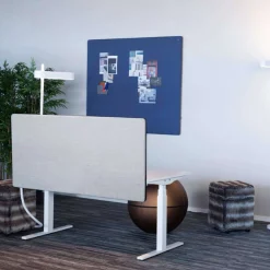 Bordskærm Nordic Light, 180x80h cm.