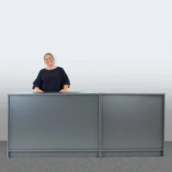 Butiksdisk Quick 60x240x95 h cm