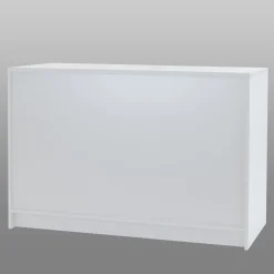 Butiksdisk Quick 60x140x95h cm, hvid