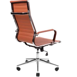 CC 10 72A kontorstol H cognac brun